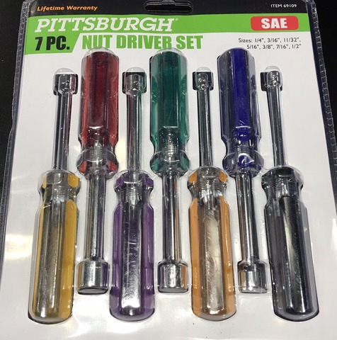 THURSDAY-----2017 7 Piece Nut Driver