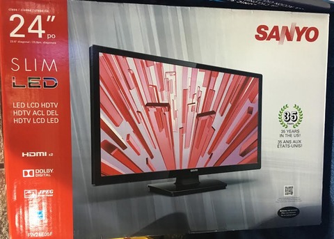 THURSDAY-----2017 24 Inch T.V. Set